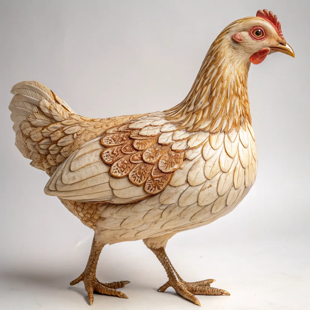 Decorative chicken drawing